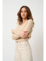 AUTHENTIC CASHMERE Kaszmirowy sweter "Grasmoor" w kolorze beżowym rozmiar: L. Brązowe swetry klasyczne damskie AUTHENTIC CASHMERE, l, z kaszmiru, bez kołnierzyka. Za 311.85 zł.