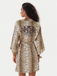 Juicy Couture Szlafrok JCLRB225506 Beżowy. Brązowe szlafroki damskie Juicy Couture, l, bez wzorów, z syntetyku. Za 269.99 zł.