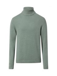 Finshley & Harding Męski sweter z dzianiny z zawartością kaszmiru Mężczyźni Bawełna zielony jednolity, XL. Zielone swetry męskie Finshley & Harding, m, bez wzorów, z bawełny, bez kołnierzyka. Za 279.95 zł.