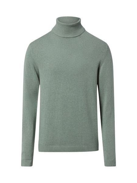 Finshley & Harding Męski sweter z dzianiny z zawartością kaszmiru Mężczyźni Bawełna zielony jednolity, XL. Zielone swetry męskie Finshley & Harding, m, bez wzorów, z bawełny, bez kołnierzyka. Za 279.95 zł.