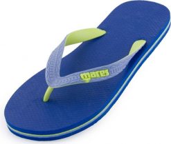 Męskie klapki Mares Life Navy-Ry Blue. Niebieskie klapki i japonki męskie 1080, z materiału. Za 119.99 zł.