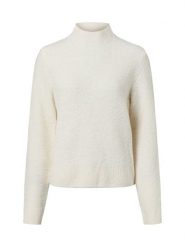 BOSS Sweter z zawartością kaszmiru - Fubrina Kobiety biały, L. Białe swetry klasyczne damskie Boss, l, z kaszmiru, bez kołnierzyka. Za 599.95 zł.