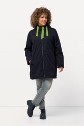 Damskie Kurtka outdoorowa HYPRAR wodoodporna dwukierunkowy zamek błyskawiczny. Niebieskie kurtki damskie Ulla Popken, plus size, z kapturem. Za 799.99 zł.