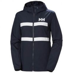Kurtka uniwersalna damska Helly Hansen Salt Stripe. Niebieskie kurtki damskie Helly Hansen, uniwersalny, bez wzorów, z syntetyku, z kapturem. Za 555.00 zł.