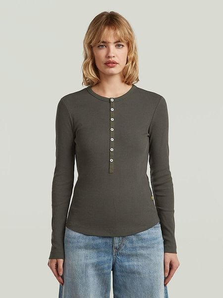 G-Star Koszulka w kolorze khaki rozmiar: XXL. Brązowe t-shirty damskie G-Star, xxl, bez wzorów, z bawełny, bez kołnierzyka. Za 88.45 zł.