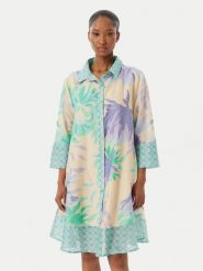 Iconique Sukienka koszulowa Madeira IC26-062 Kolorowy Relaxed Fit. Sukienki damskie Iconique, l, bez wzorów, z bawełny, bez kołnierzyka, bez ramiączek, koszulowe. Za 529.99 zł.