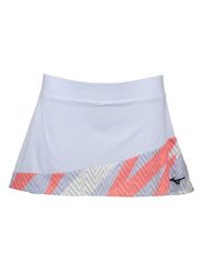 Mizuno Spódnica funkcyjna w kolorze biało-pomarańczowo-beżowym rozmiar: L. Białe spódniczki damskie Mizuno, l, bez wzorów, z materiału, sportowe, rozkloszowane. Za 74.81 zł.