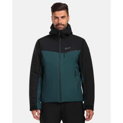 Męska kurtka narciarska Kilpi FLIP-M. Zielone kurtki męskie Kilpi, m, bez wzorów, bez kaptura. Za 659.60 zł.