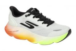 Buty do biegania męskie Skechers Aero Burst. Białe obuwie do biegania damskie Skechers. Za 808.00 zł.