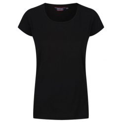 T-shirt Damski Carlie. Czarne t-shirty damskie Regatta, xl, bez wzorów, bez kołnierzyka. Za 47.99 zł.