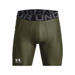 Szorty Under Armour HeatGear. Białe szorty damskie Under Armour, bez wzorów, sportowe. Za 200.00 zł.