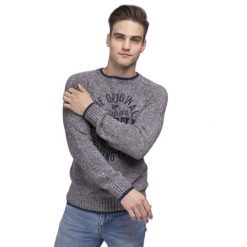 Bluza Lonsdale Borden. Szare bluzy bez kaptura męskie Lonsdale, m, z bawełny. Za 290.00 zł.