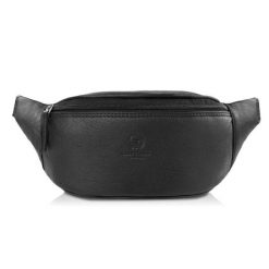 Saszetka skórzana nerka PAOLO PERUZZI T-89-BL czarna. Czarne saszetki męskie Paolo Peruzzi, z materiału. Za 99.00 zł.