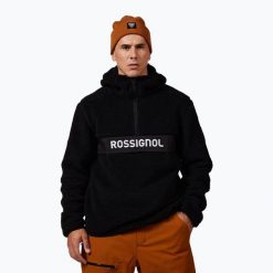 Bluza męska Rossignol Alltrack Anorak Fleece. Czarne bluzy bez kaptura męskie Rossignol, m. Za 585.00 zł.