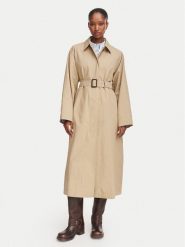 Weekend Max Mara Płaszcz przejściowy Angus 2625026041 Beżowy Regular Fit. Brązowe płaszcze damskie Weekend Max Mara, bez wzorów, z syntetyku. Za 2,629.00 zł.