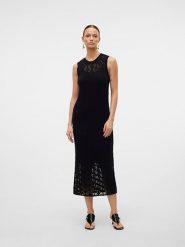 Vero Moda Sukienka w kolorze czarnym rozmiar: S. Czarne sukienki damskie Vero Moda, s, bez wzorów, bez kołnierzyka, bez ramiączek, maxi. Za 92.21 zł.