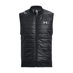 Bluza Under Armour Ua Strm Ins Run Vest Dorosłych. Czarne bluzy bez kaptura męskie Under Armour, bez wzorów, sportowe, bez kołnierzyka, bez ramiączek. Za 361.00 zł.