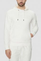GUESS Biała bluza męska Aldwin, Rozmiar XXL. Białe bluzy bez kaptura męskie Guess, m, z bawełny. W wyprzedaży za 208.99 zł.
