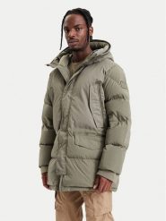 Aeronautica Militare Kurtka puchowa 262AB3082UCT04369 Khaki Regular Fit. Brązowe kurtki męskie AERONAUTICA MILITARE, m, bez wzorów, z bawełny, bez kaptura. Za 2,849.00 zł.