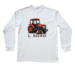 Kubota — bluzka z długim rękawem (Rozmiar: S (dorosła); Kolor koszulki: biały; Rodzaj nadruku: Kubota). Białe bluzki damskie nikiniki, l, bez wzorów, z bawełny, bez kołnierzyka, bez ramiączek. Za 89.00 zł.