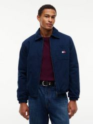 Tommy Jeans Kurtka Mężczyźni Bawełna (100%) niebieski, S. Niebieskie kurtki męskie Tommy Jeans, m, bez wzorów, z bawełny, bez kaptura. Za 649.95 zł.