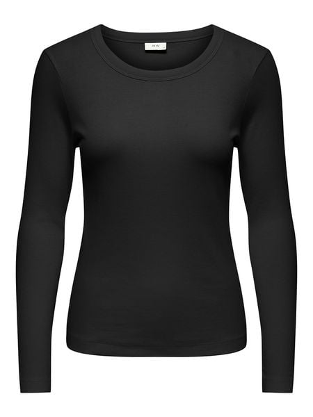 JDY Koszulka "Lucky" w kolorze czarnym rozmiar: XL. Czarne bluzki damskie JDY, xl, bez wzorów, bez kołnierzyka, bez ramiączek. Za 46.95 zł.