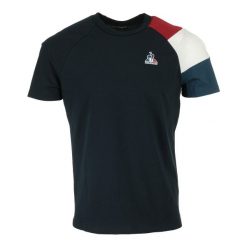 T-shirt Męski Le Coq Sportif Bat Sp Tee SS N1. Czarne t-shirty męskie Le Coq Sportif, m, bez wzorów, z bawełny, bez kołnierzyka. Za 178.00 zł.