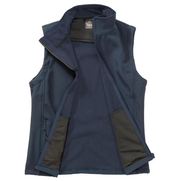 Ocieplana Męska Softshell Printable. Niebieskie kurtki softshell damskie RESULT, l, bez wzorów, z materiału, bez kaptura. Za 115.99 zł.