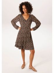 Aniston Sukienka w kolorze khaki rozmiar: 40. Brązowe sukienki damskie Aniston, na co dzień, bez wzorów, bez kołnierzyka, bez ramiączek, midi, proste. Za 217.99 zł.