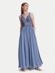Swing Sukienka wieczorowa 5AH035HK Niebieski Slim Fit. Niebieskie sukienki damskie Hey Kyla, bez wzorów, z syntetyku, wizytowe, bez kołnierzyka, bez ramiączek. Za 649.99 zł.