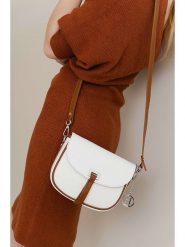 Lia Biassoni Skórzana torebka "Neva" w kolorze białym - 20 x 16 x 6 cm rozmiar: onesize. Białe torebki klasyczne damskie Lia Biassoni, bez wzorów, z materiału, bez dodatków. Za 252.99 zł.