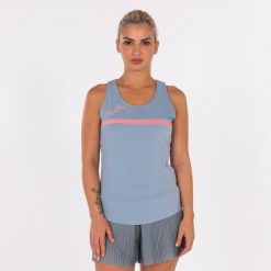 Koszulka damska Joma AQUIANA TANK TOP blue-pink XS. Czerwone t-shirty damskie Joma, m, bez wzorów, bez kołnierzyka. Za 68.00 zł.