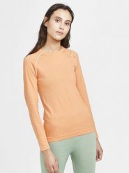 Craft Koszulka funkcyjna w kolorze pomarańczowym rozmiar: L. Pomarańczowe bluzki sportowe damskie Craft, l, z poliamidu, bez kołnierzyka, bez ramiączek. Za 104.99 zł.