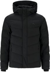 Kurtka narciarska męska Whistler Cheno W-PRO 10000. Czarne kurtki męskie WHISTLER, l, bez wzorów, z materiału, bez kaptura, narciarskie. Za 434.99 zł.