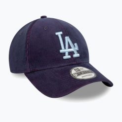 Czapka z daszkiem New Era Two Tone Cord 9Forty Los Angeles Dodgers. Niebieskie czapki męskie New Era, na zimę, bez wzorów. Za 129.99 zł.