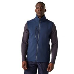 Ocieplana Męska Softshell 2 Warstwy. Czarne kurtki softshell damskie Regatta, m, bez wzorów, z materiału, bez kaptura. Za 135.99 zł.