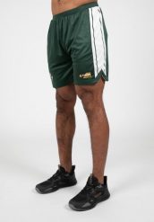 Orlando Szorty - Zielony. Zielone szorty męskie GORILLA WEAR, bez wzorów, z poliesteru. Za 204.00 zł.