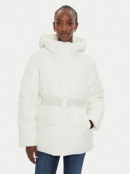 Calvin Klein Jeans Kurtka zimowa J20J224107 Écru Relaxed Fit. Kurtki damskie Calvin Klein Jeans, na zimę, l, bez wzorów, z jeansu, bez kaptura. Za 769.99 zł.