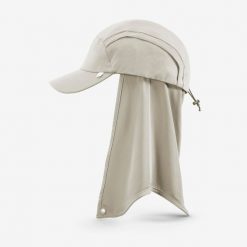 Czapka z daszkiem Forlcaz MT900 V2. Brązowe czapki męskie FORCLAZ, bez wzorów, z materiału, sportowe. Za 59.99 zł.