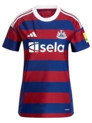 Adidas Koszulka sportowa "Newcastle United FC 24/25" w kolorze granatowo-czerwonym rozmiar: S. Czerwone bluzki sportowe damskie Adidas, s, bez wzorów, bez ramiączek. Za 119.95 zł.