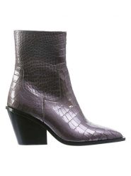 Högl Skórzane botki w kolorze czarnym rozmiar: 39. Czarne botki damskie HÖGL, ze skóry, eleganckie, bez obcasa, bez zapięcia. Za 614.96 zł.