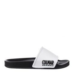 Klapki męskie Colmar Slipper Plain antypoślizgowe. Białe klapki i japonki męskie Colmar. W wyprzedaży za 59.99 zł.