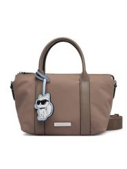 KARL LAGERFELD Torebka B4W30343 Szary. Szare torebki klasyczne damskie Karl Lagerfeld, bez wzorów, z materiału, bez dodatków. Za 779.99 zł.