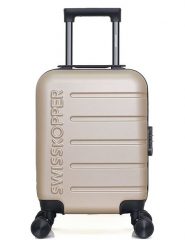 SWISS KOPPER Walizka "Aigle" w kolorze beżowym - 32 x 42 x 20 cm rozmiar: onesize. Brązowe walizki SWISS KOPPER, bez wzorów, z materiału. Za 108.99 zł.