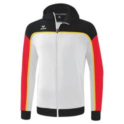 Kurtka treningowa Erima Change By Erima z kapturem, wielokolorowa. Białe kurtki męskie Erima, na zimę, m, bez wzorów, eleganckie, z kapturem. Za 363.99 zł.