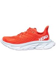HOKA ONE ONE Buty "Clifton Edge" w kolorze koralowym do biegania rozmiar: 38 2/3. Czerwone obuwie do biegania damskie Hoka One One. Za 389.83 zł.
