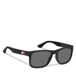 Okulary przeciwsłoneczne Tommy Hilfiger. Czarne okulary przeciwsłoneczne męskie Tommy Hilfiger. Za 749.99 zł.