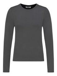 Sublevel Koszulka w kolorze antracytowym rozmiar: XL. Czarne bluzki damskie Sublevel, xl, bez wzorów, bez kołnierzyka, bez ramiączek. Za 78.47 zł.