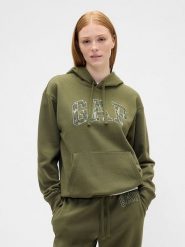 GAP Bluza w kolorze khaki rozmiar: XS. Brązowe bluzy z kapturem damskie GAP, xs. Za 114.44 zł.