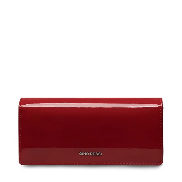 Portfel GINO ROSSI. Czerwone portfele damskie Gino Rossi, bez wzorów. Za 199.99 zł.